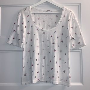 Lucky Brand Ribbed Knit Top